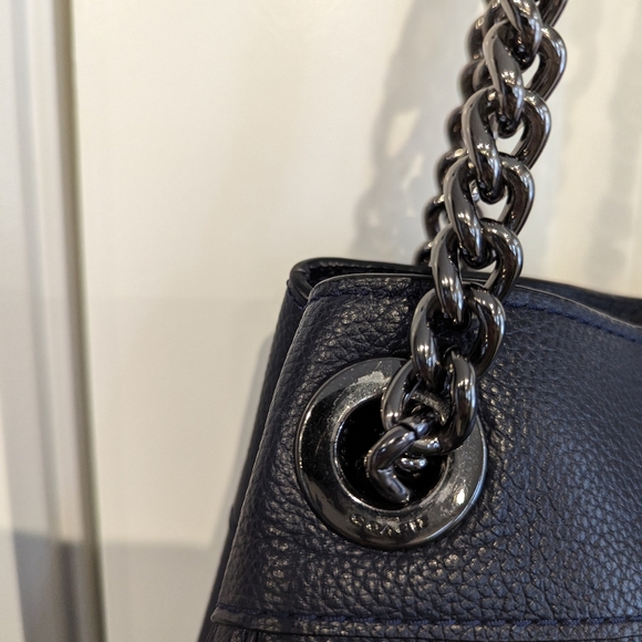 Coach Purse/Bag Dark Blue - Picture 4 of 7